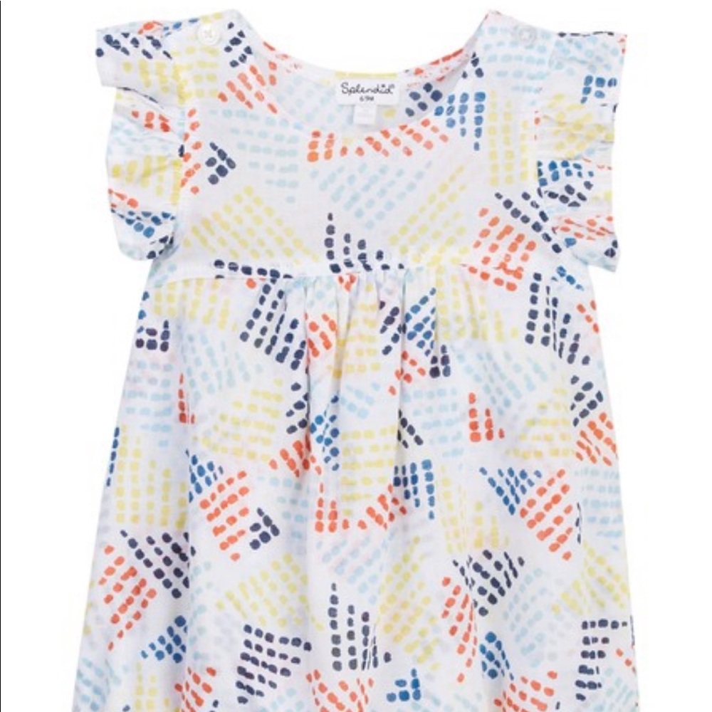 Splendid baby dot romper